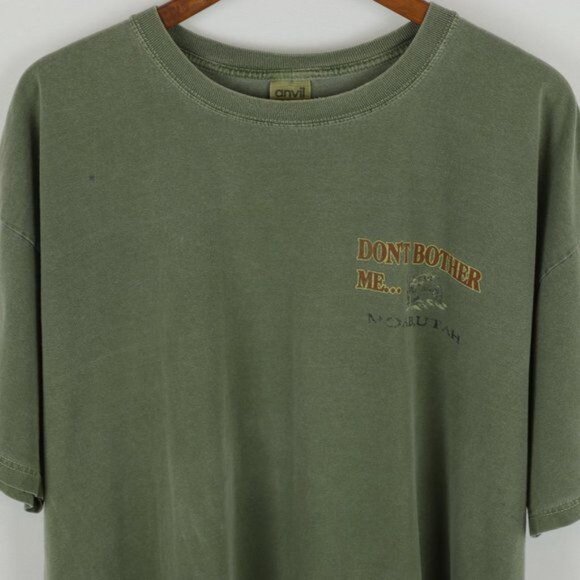 Anvil Moab, UT Jeep Men's 2XL Green Crewneck Short Sleeve Graphic Tee - Picture 2 of 9
